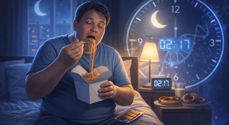 Синдром ночной еды: причины, признаки и современные методы коррекции.