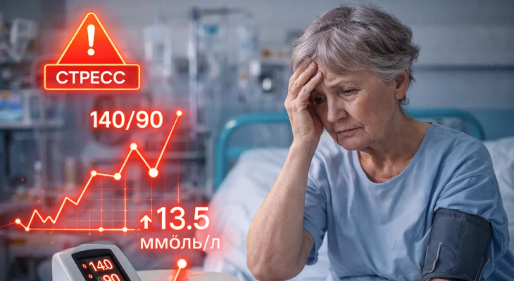 Уровень сахара в крови. Стрессовая гипергликемия.